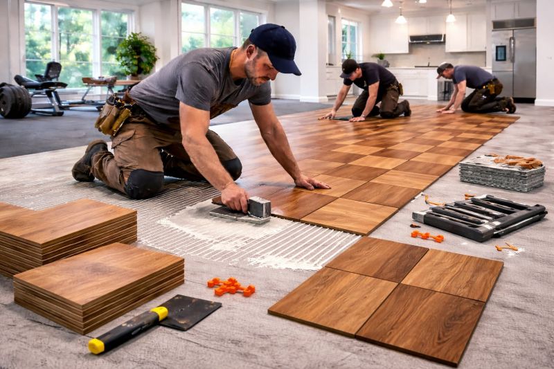 Hardwood Floor Installation in Advance, NC
