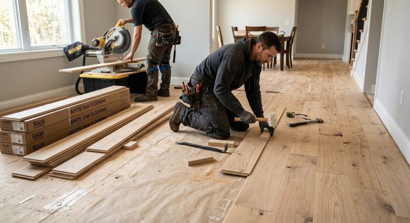 Hardwood Floor Installation in Davidson, NC