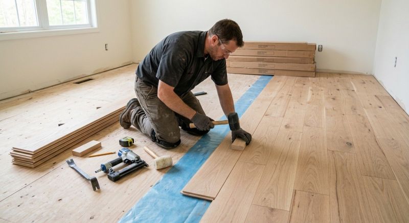 Hardwood Floor Installation in Denton, NC