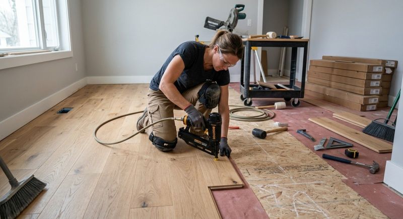Hardwood Floor Installation in Mocksville, NC