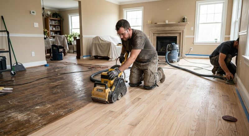 Hardwood Floor Renovation in Salisbury, NC