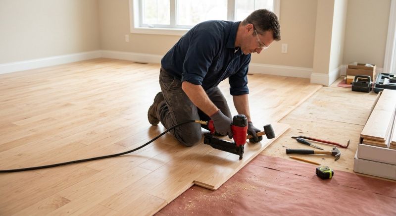 Maple Flooring Installation in Salisbury, NC