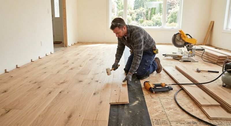 Oak Floor Installation in Denton, NC