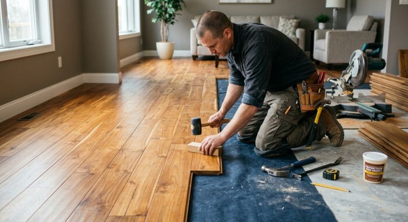 Plank Floor Installation in Salisbury, NC