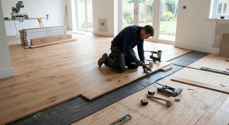 Teak Flooring Installation in Salisbury, NC