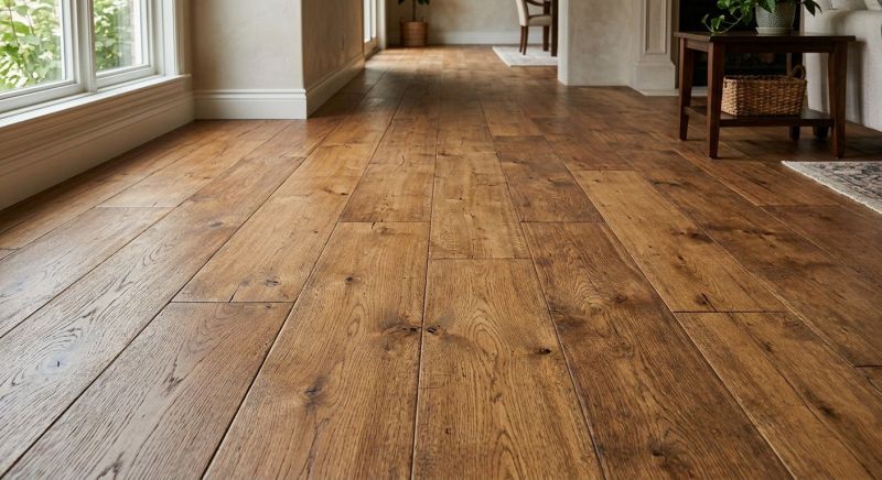 Wide Plank Floor Installation in Salisbury, NC