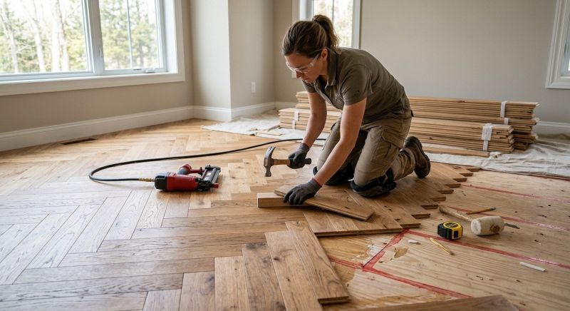 Wood Flooring Installation in Advance, NC