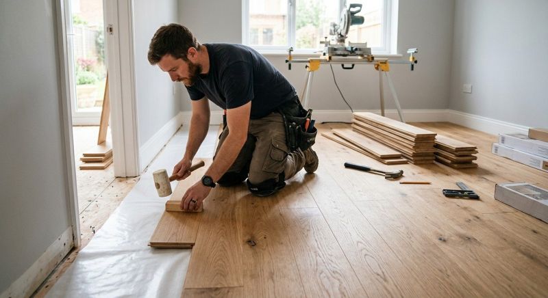 Wood Flooring Installation in Davie County, NC